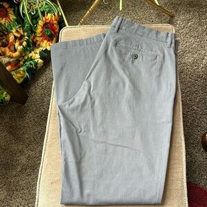 New Men’s Pants Goodthreads Slim Gray Flat Front 35x30
